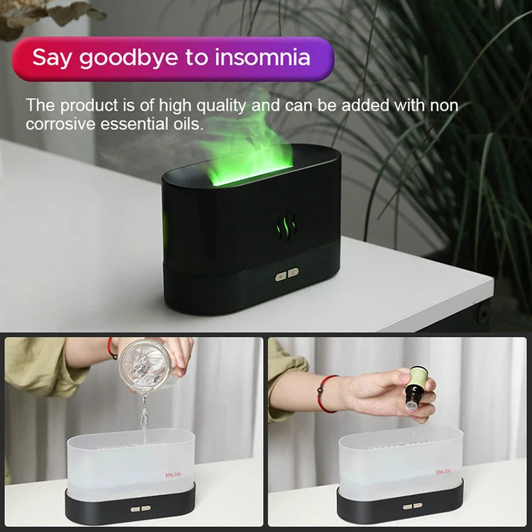 Aroma Diffuser & Air Humidifier With LED Ultrasonic Cool Mist