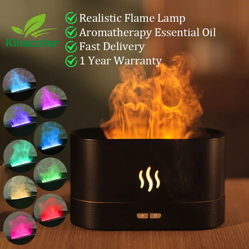 Aroma Diffuser & Air Humidifier With LED Ultrasonic Cool Mist