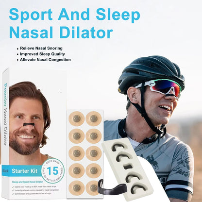 NasalFit Breathing Premium Magnetic Nose Strips Kit