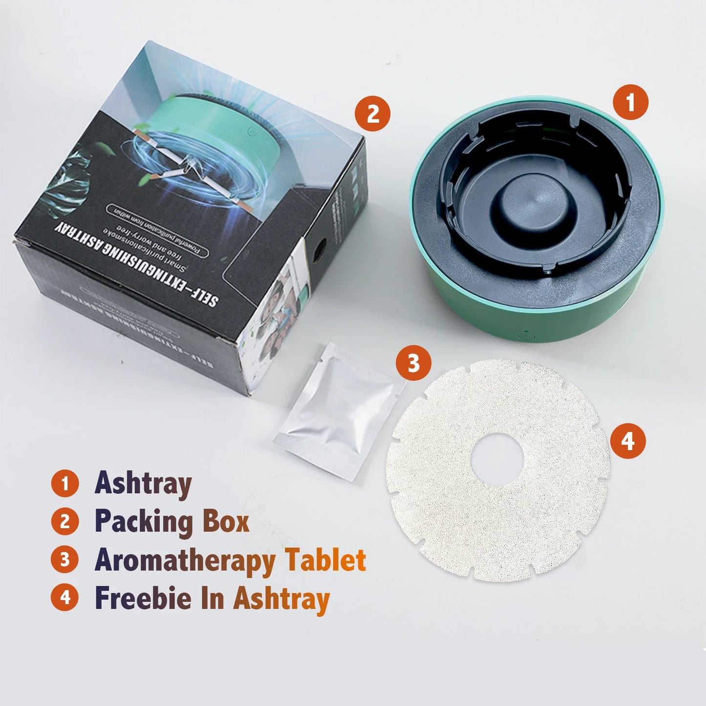 FreshAir Smart Ashtray & Air Purifier