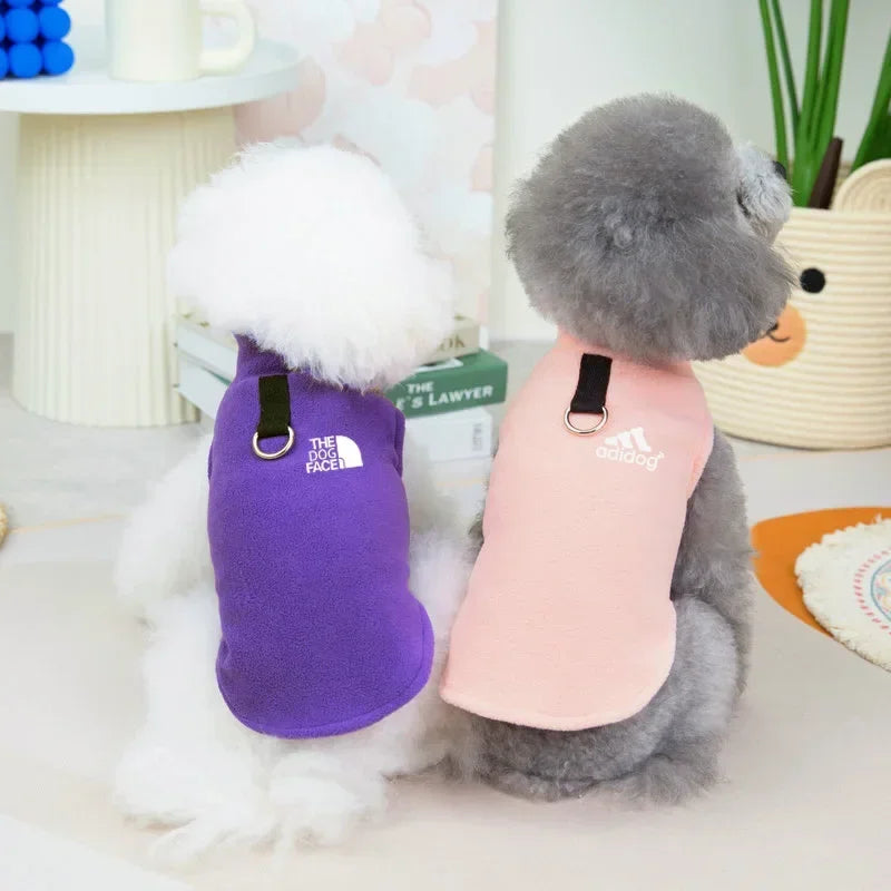 CozyPaws: Fleece Winter Coat & Sweater Vest for Small Dogs